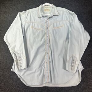 Vintage Rare 1979 Polo Western Ralph Lauren Buttondown Rodeo Top Size XL